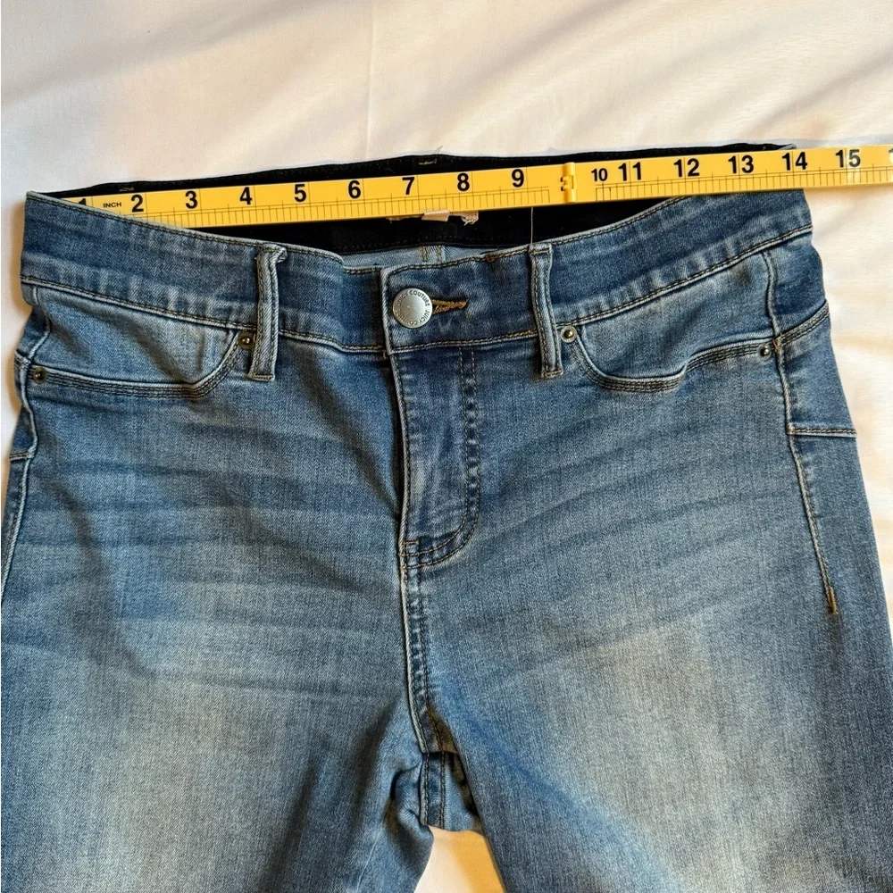 Juicy Couture Distressed Skinny‎ Jeans Size 8 Y2K Mid Rise Stretch